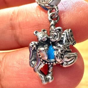 Pandora Silver Mickey & Minnie Carousel Charm Bracelet
